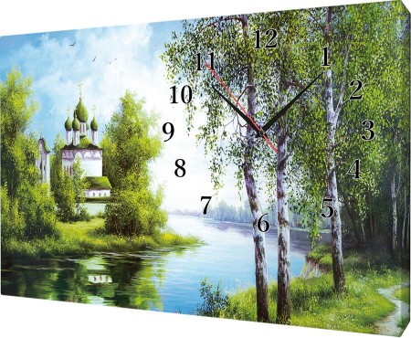 Часы на холсте 40х50 У385